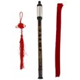 thumbnail image 1 of icolorfuled 1 Set Traditional Vertical Flute with Storage Bag Bawu Wind Instrument, 1 of 7