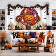 thumbnail image 2 of Fall Diamond Art, Autumn Harvest Pumpkin Art Hanging Ornament Kit (A*1) | DIY Fall Pumpkin Craft with Sunflowers, Acrylic Diamond Painting Window Hanging Decor for Window Home Garden Wall （Pumpkin）, 2 of 7