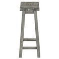 thumbnail image 4 of Home Square Sonoma Saddle Barstool in Storm Gray Wire-Brush - Set of 2, 4 of 4