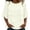 Khaki, variant on Women Tiered Chiffon Blouse Round Neck 3 Quarter Sleeve Layered Flowy Shirt Western Casual Loose Tops Breathable Airy Summer Vacation Outfit Versatile Ranch Wear