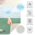 thumbnail image 3 of Yayeee Bath Rug for Bathroom Floor Non Slip Rectangle Fluffy Soft Absorbent Mat, 16"x24", Lemon Glass, 3 of 7