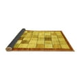 thumbnail image 2 of Ahgly Company Indoor Rectangle Checkered Yellow Modern Area Rugs, 5' x 8', 2 of 4