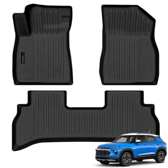 All Weather Floor Mats Fit for Chevrolet Chevy Trailblazer FWD 2021-2025 2026 TPE Rubber Liners Trailblazer FWD 2021-2025 2026 Accessories Set All Season Guard Odorless Anti-Slip Floor Mats