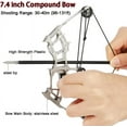 thumbnail image 2 of HAHDAXIA 6"/7.4"/7.9"/8.6" Mini Compound Bow and Arrows Set for Target Shooting Hunting Games Pocket Bow Survival Bow Archery Gift, 2 of 6