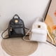 thumbnail image 2 of Mini mochila bordada de cuero PU suave para mujer, Bolso pequeño para teléfono, mochila escolar para niñas Fivean unisex, 2 of 2