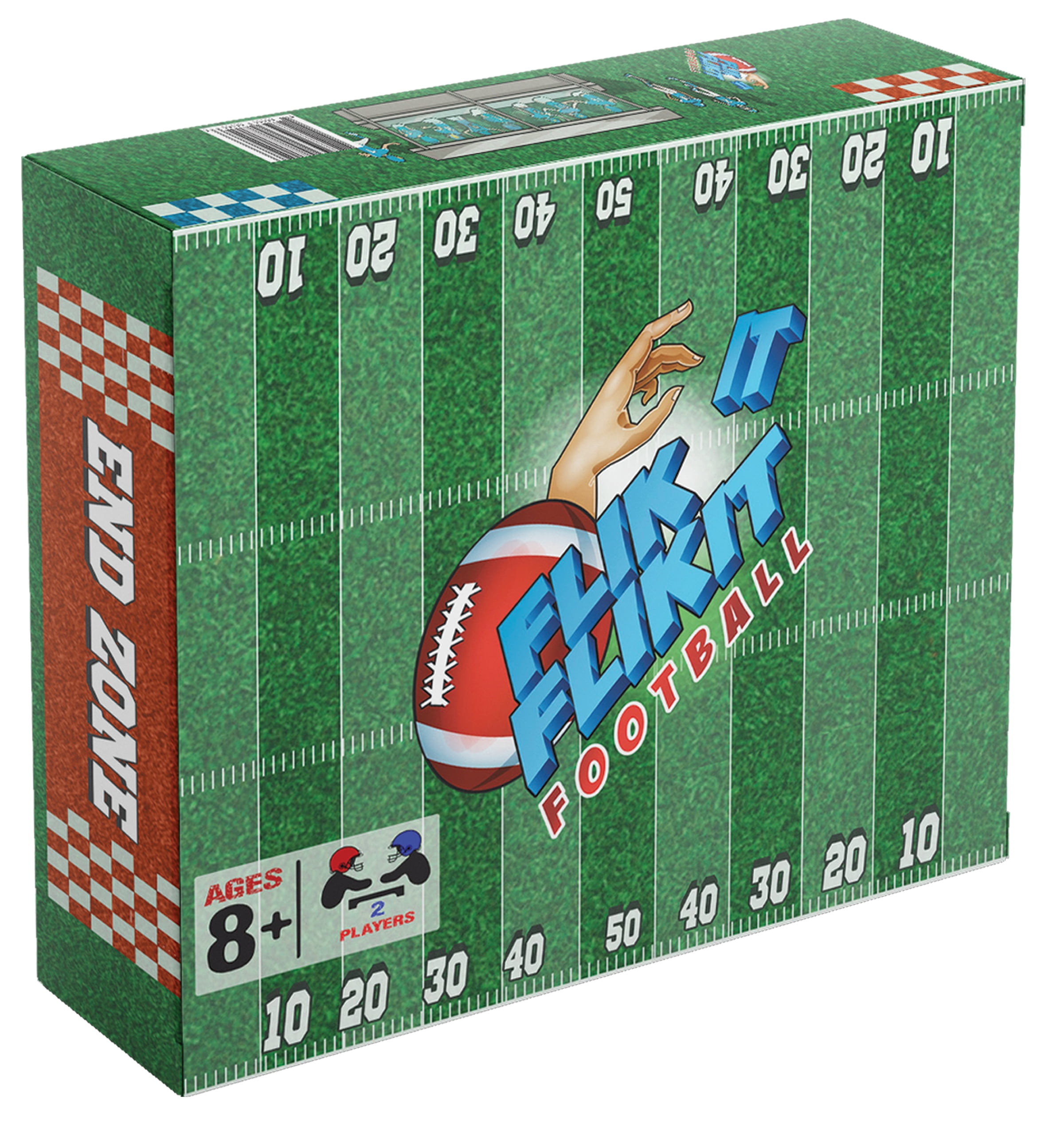 FlikIt FlikIt Football Tabletop Game, Competitive Board Game for Family Fun, 6-Fold Board