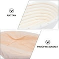 ITSELFER Rattan Bread Proofing Basket Dough Proofing Bowl with Lining