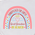 thumbnail image 3 of Inktastic Handpicked for Earth by My Great Grandma in Heaven Rainbow Baby Burp Cloth, 3 of 3