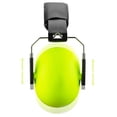 thumbnail image 6 of MEDca Hearing Protection Ear Muffs with Foldable NRR 20dB -Lime Green, 6 of 7