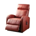 thumbnail image 2 of Ricardo Recliner with Power Lift in Red, 2 of 6