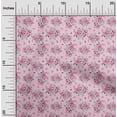 thumbnail image 2 of oneOone Rayon Light Pink Fabric Floral Craft Projects Decor Fabric Printed By The Yard 56 Inch Wide, 2 of 4