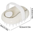 thumbnail image 4 of Scalp Massager Silicone Shampoo Brush for Hair Growth and Deep Cleansing Wet or Dry Hair White, 4 of 4