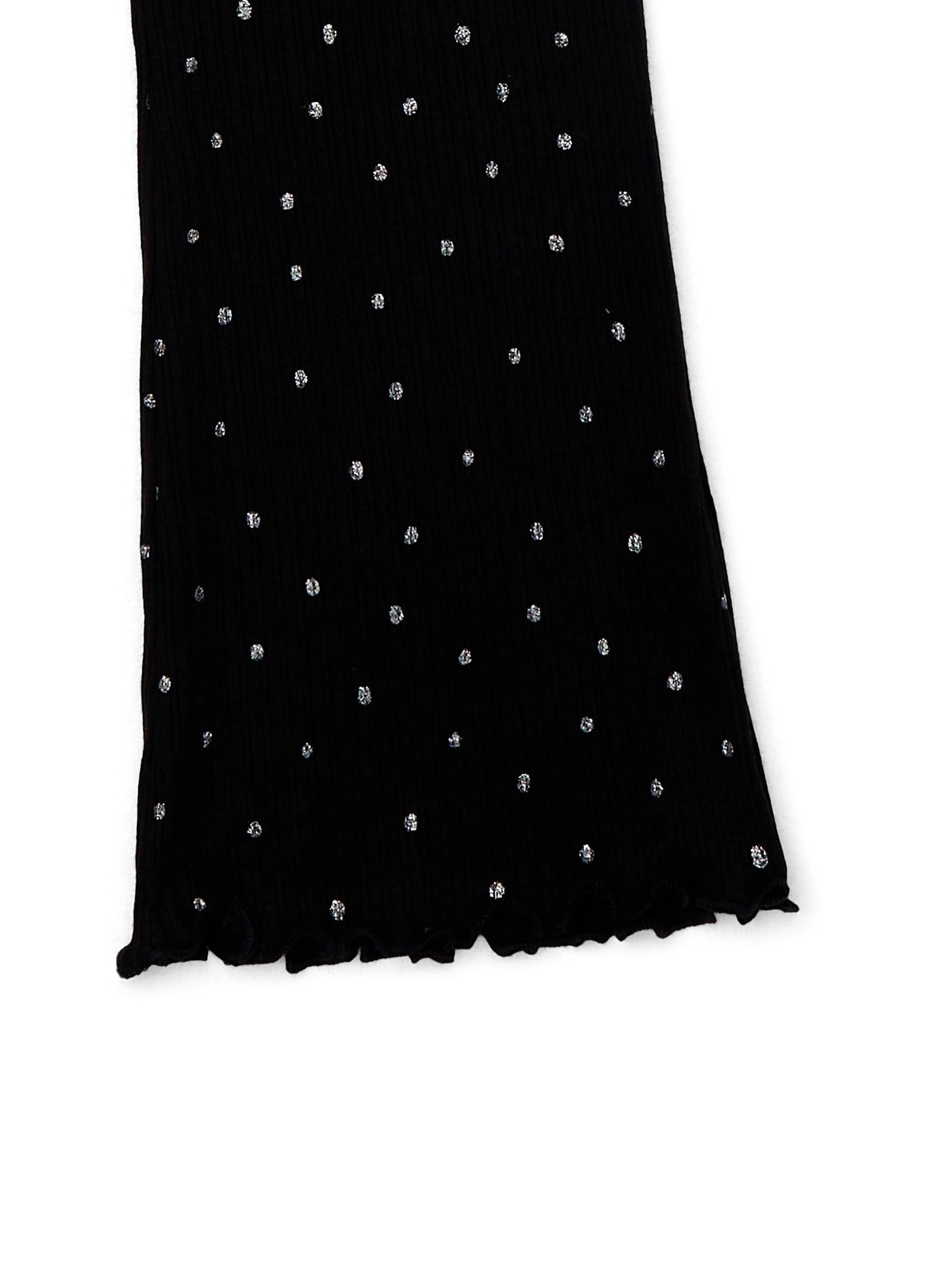 Wonder Nation Little Girls Flare Leggings with Front Patch Pockets, Sizes 4-10