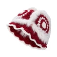 thumbnail image 1 of Sombrero de pescador de invierno para mujer Sombrero de pescador de felpa sintética cálido para mujer Rojo, 1 of 7
