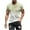 Yellow-A, variant on Penkiiy T Shirts for Men Casual Round Neck 3D Digital Printing Pullover Tops Fitness Sports Shorts Sleeves Tee Shirt Blouse M Black