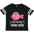 thumbnail image 3 of Inktastic Mommys Fishing Buddy Girls Girls Toddler T-Shirt, 3 of 5