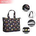 thumbnail image 2 of Navy Mexican Skull Pattern Travel Tote Bags for Women Carry On,Large Weekender Bags for Women Travel,Multi Functional Duffle Bag for Work,Shopping,Sports, 2 of 5