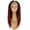Black to Burgundy Ombre(#TT1B/BG), variant on LUXLUXE 22 Inch Long 4X4 Hand Tied Lace Braid Braided Wig, Black to Burgundy Ombre, 1 Count
