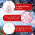 thumbnail image 5 of Topbuy 7.5FT Snow Flocked Pre-lit Christmas Tree, Artificial Snow Flocked Christmas Tree w/450 LED Lights for Festival & Party, 5 of 10