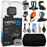 GoPro HERO5 Session CHDHS-501 with Headstrap + Chest Harness + Suction Cup + Handgrip + Floaty Strap + Wrist Hand Glove + Premium Case + Mini Tripod + Dust Blower + Cleaning Kit