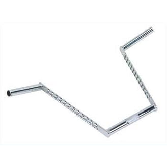 Gold Caged Twisted Bicycle Handlebar 15 Rise Lowrider Cruiser