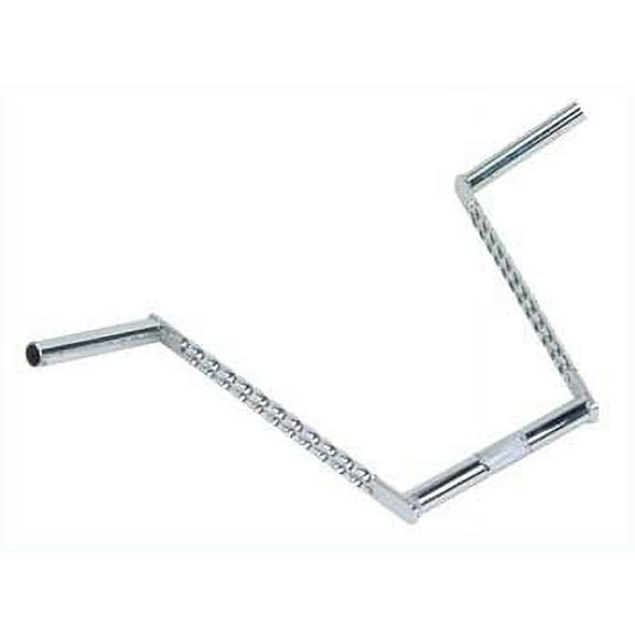 Double Twisted Handlebar 12" 25.4mm Chrome. Bike handle bar, bicycle handle bar, lowrider handle bar, chopper, beach cruiser