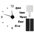 thumbnail image 2 of Reloj De Pared De Bricolaje, Pegatinas De Reloj De Pared, Elegante Y Hermoso, Fácil De Usar Para El Dormitorio De La Sala De Estar ANGGREK Disfraces, 2 of 8
