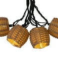 thumbnail image 3 of Mainstays 10-Light 7.4-Feet Plug-in Beige Rattan Outdoor String Lights, 3 of 12
