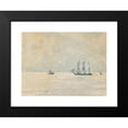 thumbnail image 2 of Henry Scott Tuke 14x11 Black Modern Framed Museum Art Print Titled - Three Masted Barque&nbsp; (1894), 2 of 5