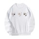 thumbnail image 4 of Sudadera para Mujer Manga Larga Suelta Jersey Sudadera Moda Blanco S Yuyangstore Sudadera con cuello redondo para mujer, 4 of 8