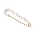 thumbnail image 1 of Qarigey Broches de perlas con diamantes de imitación, accesorios de moda para mujer, Clip para ropa femenina, decoración de joyería, Clips para chal Accesorios de disfraces Plata/Perla Qarigey AP009978-04, 1 of 6