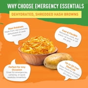 Emergency Essentials® Freeze-Dried Hash Browns – #10 Can, Long Shelf Life Breakfast Potatoes, 36 Servings, Lightweight & Shelf-Stable