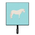 thumbnail image 1 of ""Caroline'S Treasures Gancho De Pared A Cuadros Azules Con Caballo De Paso Fino, Pequeño, Multicolor"", 1 of 1