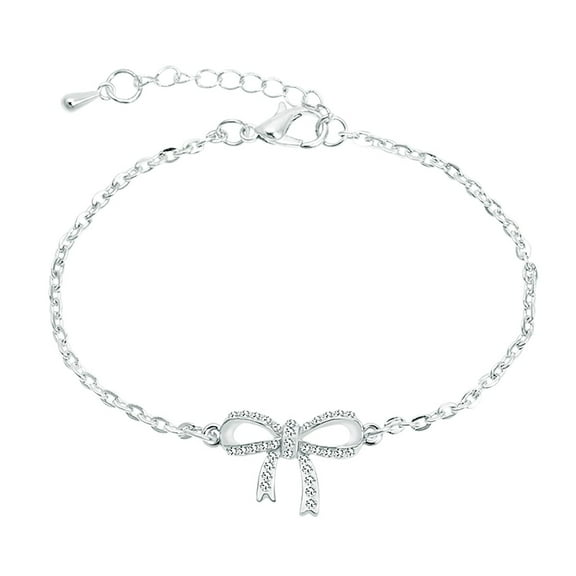 Bracelets for Women Sterling Silver 925 Clearance 925 Sterling Silvers Bracelet for Women Simples Adjustable Bangle Bracelets Dainty Gifts for Birthday Anniversary Valentine Day