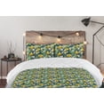 thumbnail image 5 of Ambesonne Tropical Down Alternative Quilt Comforter, Jungle Boho Wild Pineapple, Full, Reseda Green and Hunter Green, 5 of 5