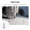 thumbnail image 4 of Weiweiguan 100Pcs Screw Tire Studs Portable Bike Tire Snow Spikes Simple Winter Boot Spikes, 4 of 6