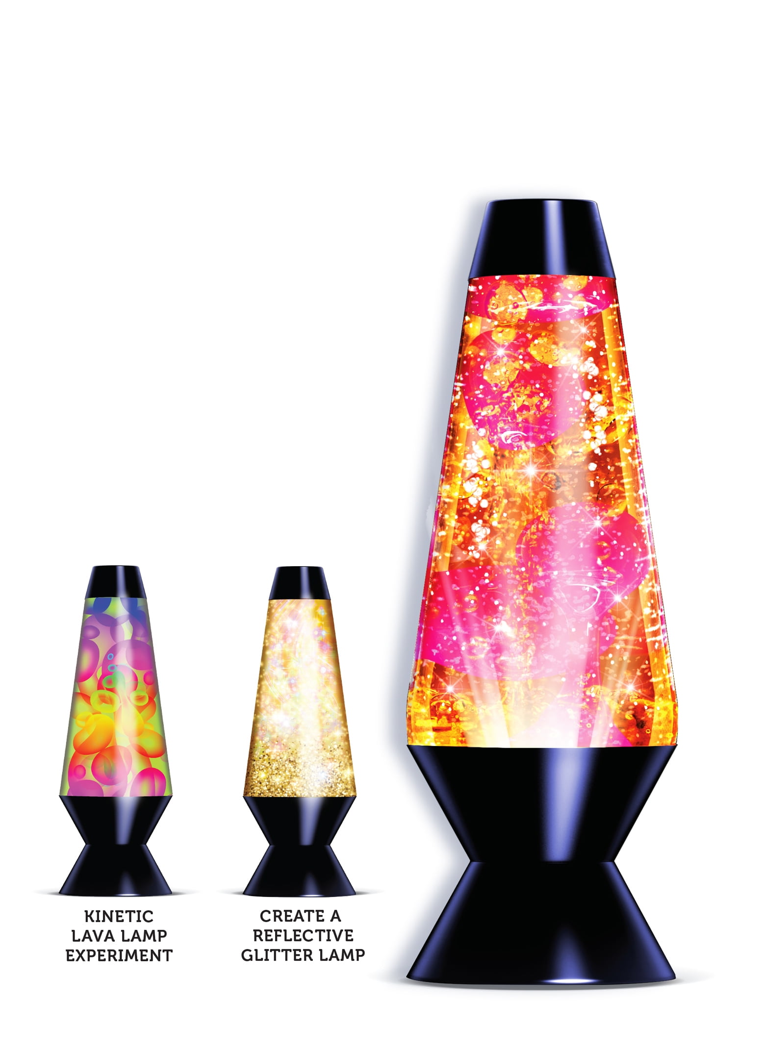 Play Play In Lava Lamp Factory Glitz And Fizz Novelty Kit, Includes
