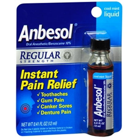 AnbesolÂ® Regular Strength Oral Anesthetic Liquid 0.41 fl. oz. Pack