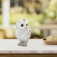 thumbnail image 6 of Owl Figurine Ornament Resin Statue Bird Sculpture Realistic Texture for Office Cabinet Bookshelf Decor, 6 of 9