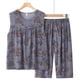 thumbnail image 1 of Puntoco Conjunto de dos piezas de verano para mujer, sin mangas, cuello redondo, tops estampados, pantalones divididos Puntoco Puntoco-4998, 1 of 4