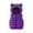 Purple, variant on Esaierr Boys Girls Warm Puffer Down Vest for Toddler Baby Lightweight Bear Ears Hooded Sleeveless Cotton Jacket for 1-5Y