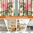 thumbnail image 5 of Lfeey Vintage Pink Flower Print Blackout Curtains, Grommet Curtains for Girls Bedroom Living Room Decor, 52x84 inch, 2pcs, 5 of 6