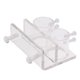 thumbnail image 1 of de de acrílico hacia fuera / soporte de manguera de influencia Soporte de tubería de agua - , orificio doble 24 mm-25 Orificio 24 mm a 25 mm Orificio doble de 24 mm a 25 mm Colco Clip de manguera de agua de acuario, 1 of 8