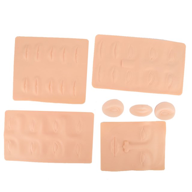 Piel de entrenamiento de Microblading, 3 piezas de piel de práctica de tatuaje, piel de maquillaje permanente, piel de práctica de cejas, calidad superior
