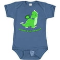 thumbnail image 3 of Inktastic Daddy's Lil' Dragon Cute Green Dragon Boys or Girls Baby Bodysuit, 3 of 5