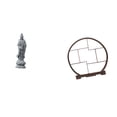 thumbnail image 1 of Escultura De Figura De Guan Yin Con Soporte De Madera, Estatua Tradicional De Buda Femenina, Accesorios Para Estantería, Armario, Escritorio, Decoración Del Hogar, Organizador De Regalos,, 1 of 8