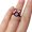 Bunny, variant on Women's Open Ring Featuring Cute Animal Design Adjustable Alloy Ring With Black Kitty Cat And Cartoon Rabbit Cute