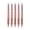 Pink, variant on Ballpoint Pens, 5Pcs 0.5mm Black Ink Clickable Signature Pens, Smooth Writing Medium Point Portable Stationery for Business Student Office Daily Use