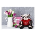 thumbnail image 5 of DolliBu I LOVE YOU Black Bear Plush with Clothes - Cute Stuffed Animal with Red Shirt For Valentine, Anniversary, Romantic Date, Boyfriend, or Girlfriend Gift - 12.5 Inch, 5 of 6