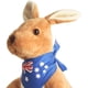 thumbnail image 3 of Canguro de peluche TUNC 11,8 pulgadas Sencillez con bufanda australiana y Joey, 3 of 5